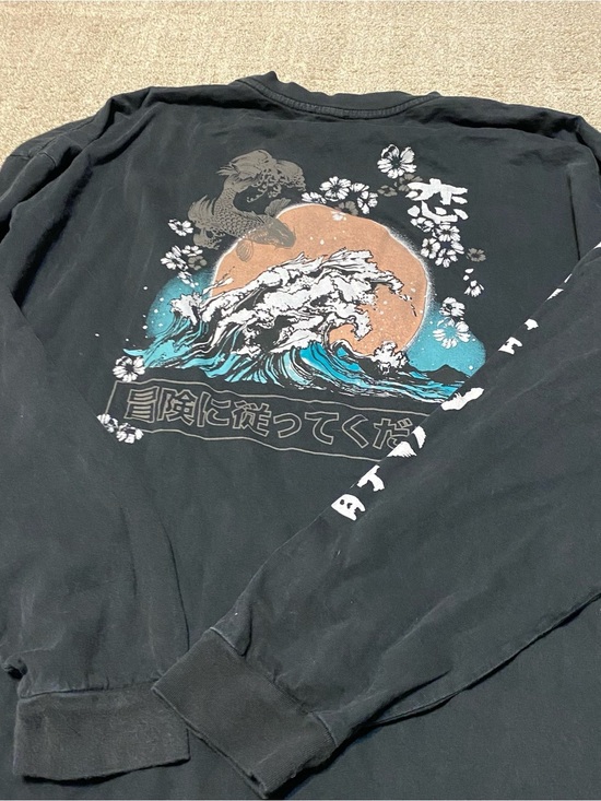 BDG Tops - {Urban Outfitters | BDG} Koi Fish Long Sleeve Skate T-Shirt ~ Size Small